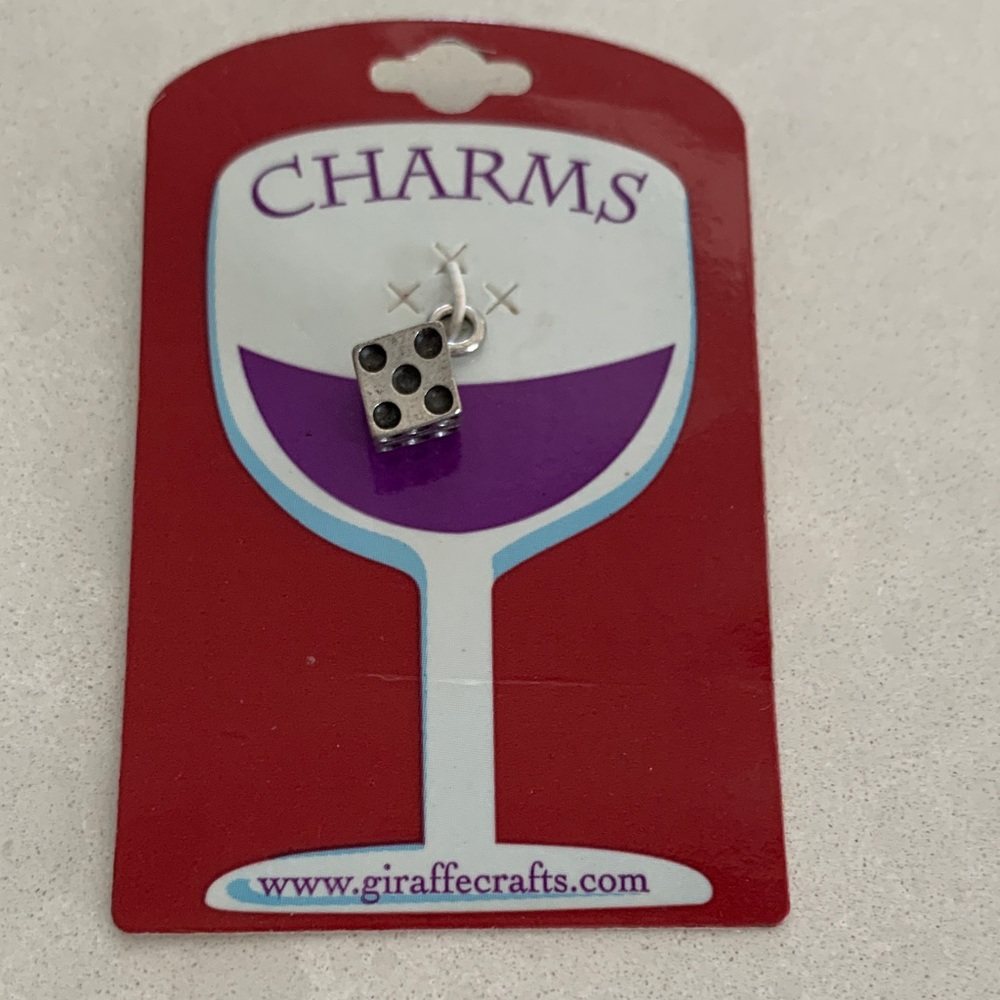 Pewter  Dice Charm